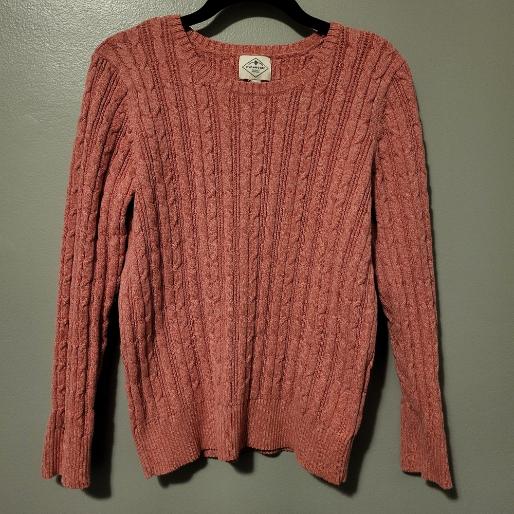 Size XL St. John's Bay Burnt Orange Sweater